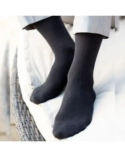 Men PEPER HAROW Indulgent Cashmere Mens Socks - Black-PH-8558078656686 £21.00