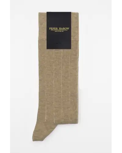 Men PEPER HAROW Indulgent Cashmere Mens Socks - Beige-PH-8121648742574 £21.00
