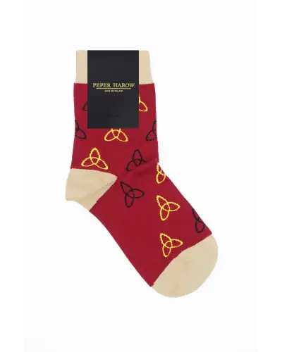 Women PEPER HAROW Tri Womens Socks - Red £15.00