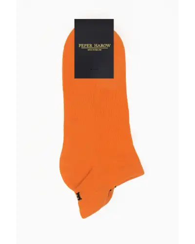 Women PEPER HAROW Organic Womens Trainer Sport Socks - Orange-PH-7714481275054 £11.00