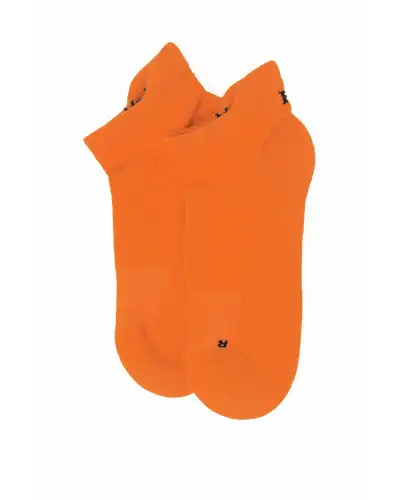 Women PEPER HAROW Organic Womens Trainer Sport Socks - Orange £11.00