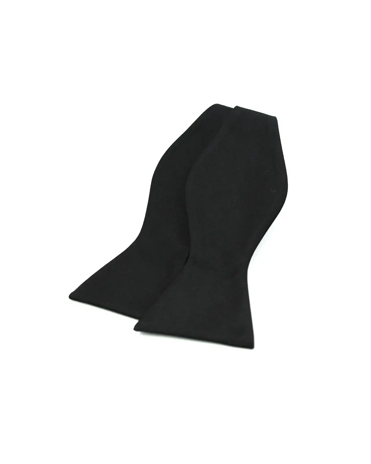 Self Tie Bow Ties Soprano Ties Soprano Black Satin Polyester Self Tied Bow Tie £14.00