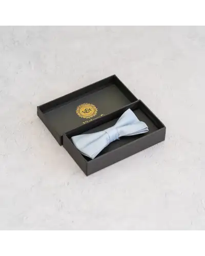 Bow Ties Victory and Innsbruck Dusty Blue Textured Bow Tie £23.00