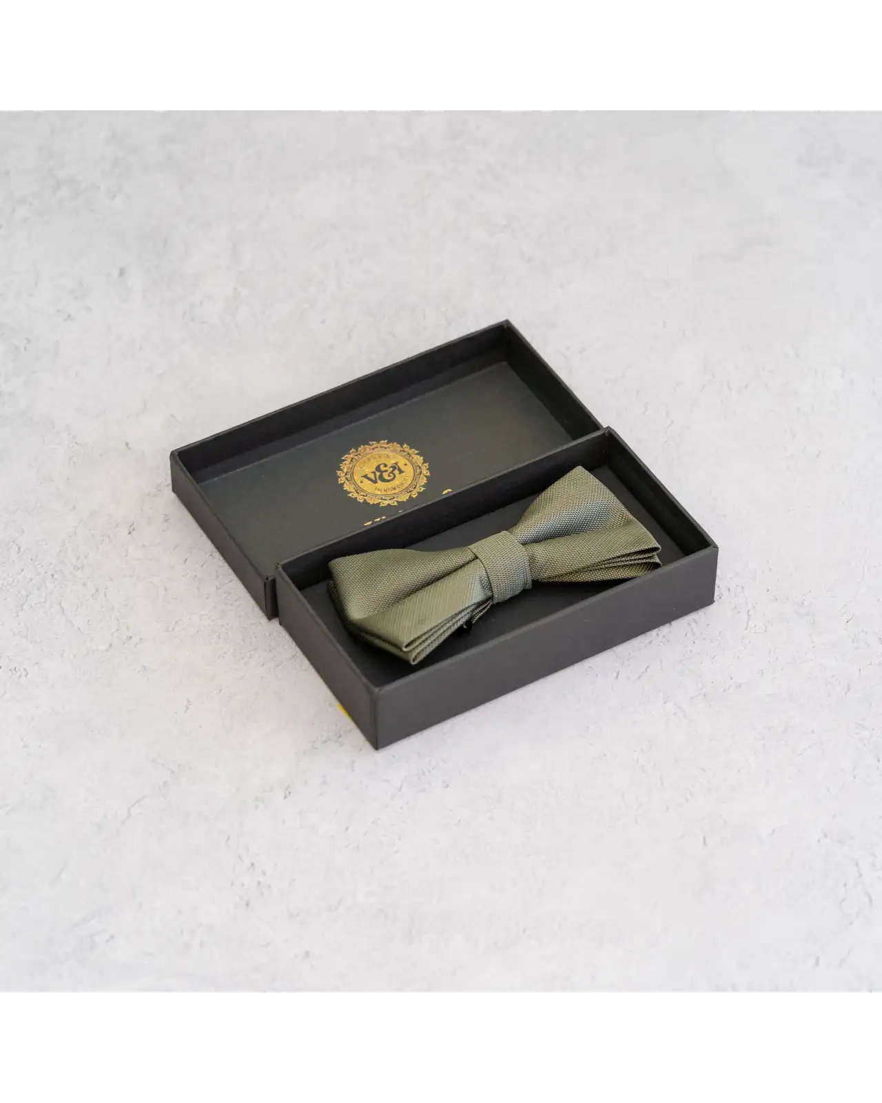 Bow Ties Victory and Innsbruck Olive Green Textured Bow Tie £23.00