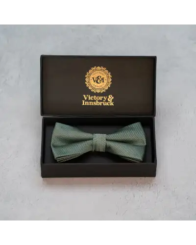 Bow Ties Victory and Innsbruck Dark Sage Green Textured Bow Tie £23.00