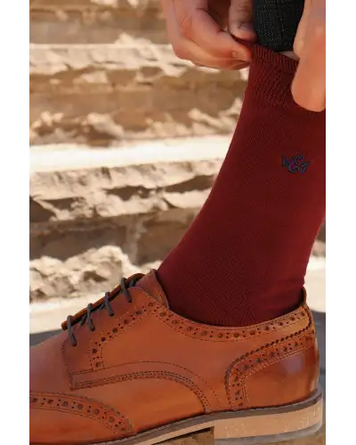 Tie Gift Sets Victory and Innsbruck Burgundy Red Textured Tie Set £50.00