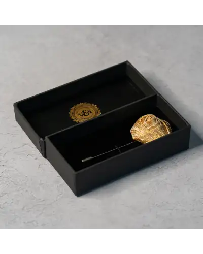 Lapel Pins Victory and Innsbruck Champagne Gold Paisley Floral Lapel Pin £16.00