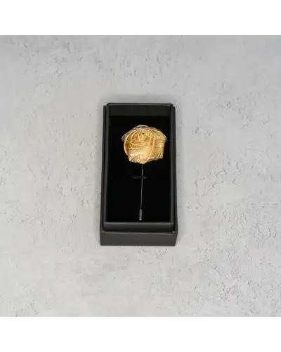 Lapel Pins Victory and Innsbruck Champagne Gold Paisley Floral Lapel Pin £16.00