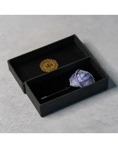 Lapel Pins Victory and Innsbruck Lavender Paisley Floral Lapel Pin £16.00