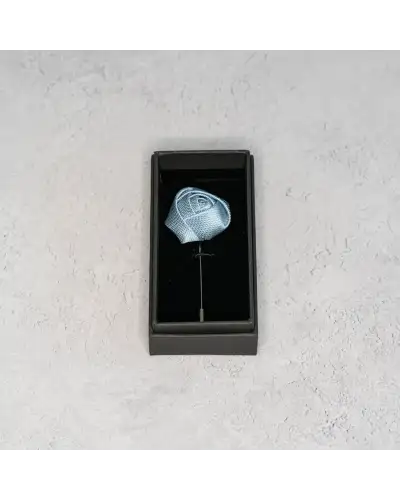 Lapel Pins Victory and Innsbruck Dusty Blue Textured Floral Lapel Pin £16.00