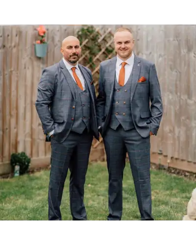 Tie Gift Sets Victory and Innsbruck Burnt Orange Textured Tie Set £50.00