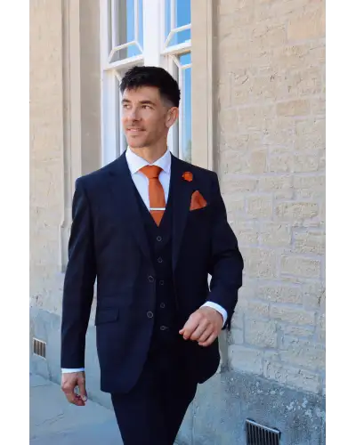 Tie Gift Sets Victory and Innsbruck Burnt Orange Textured Tie Set £45.00