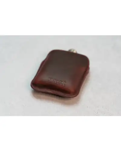 Flasks Victory and Innsbruck Full Grain Leather Cased Hip Flask Full Burgundy Sleeve Silver Flask £36.00