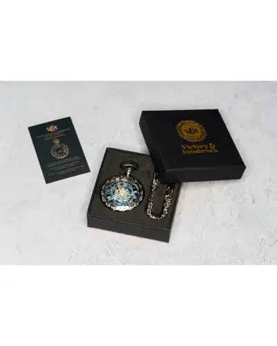 Pocket Watches Victory and Innsbruck Steampunk Pocket Watch Silver The Milburn Ii £50.00