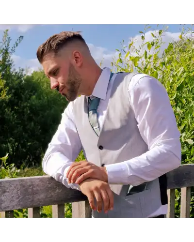 Tie Gift Sets Victory and Innsbruck Dark Sage Green Textured Tie Set £50.00