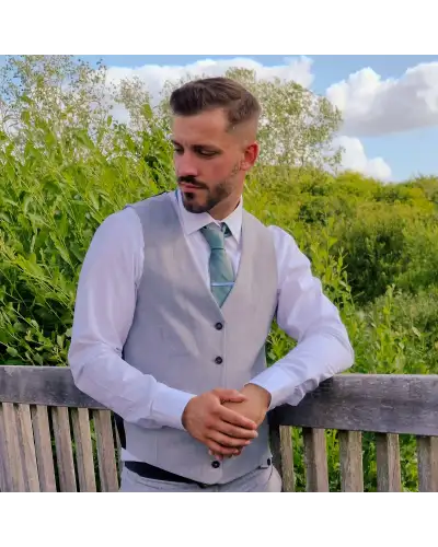 Tie Gift Sets Victory and Innsbruck Dark Sage Green Textured Tie Set £50.00