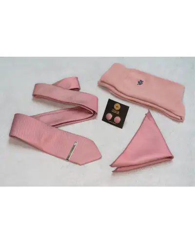 Tie Gift Sets Victory and Innsbruck Light Mauve Textured Tie Set £50.00