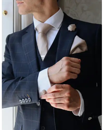 Tie Gift Sets Victory and Innsbruck Champagne Beige Textured Tie Set £50.00