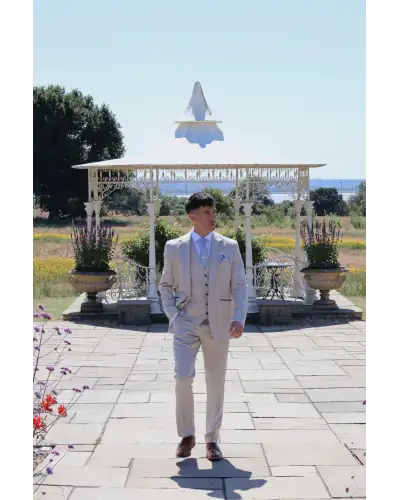 Tie Gift Sets Victory and Innsbruck Dusty Blue Textured Tie Set £50.00