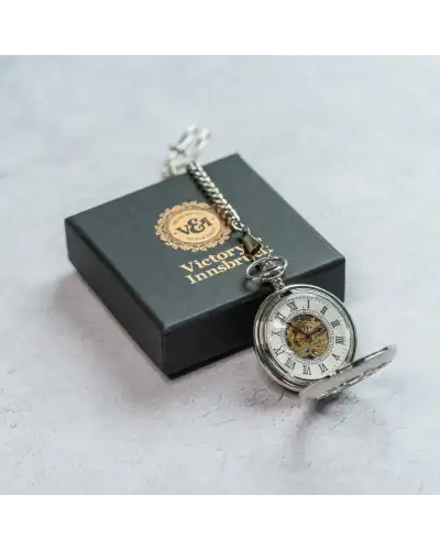 Pocket Watches Victory and Innsbruck Steampunk Pocket Watch Silver The Milburn £50.00