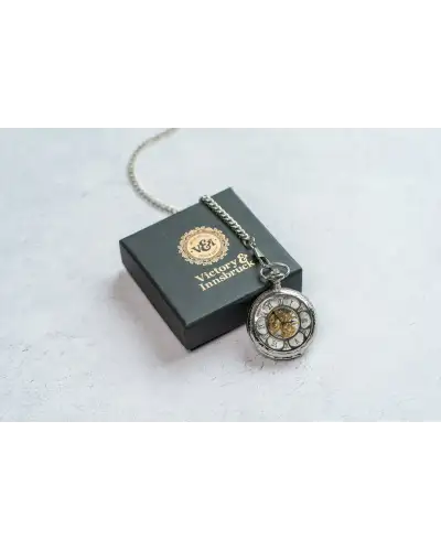 Pocket Watches Victory and Innsbruck Steampunk Pocket Watch Silver The Milburn £50.00