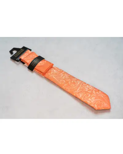 Tie Gift Sets Victory and Innsbruck Coral Orange Paisley Tie Set £50.00