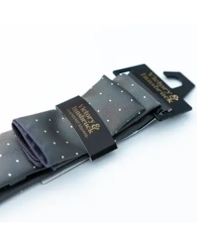 Tie Gift Sets Victory and Innsbruck Grey Polka Dot Tie Set £33.00