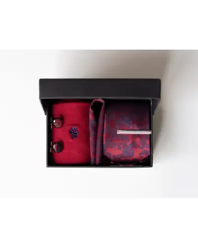 Tie Gift Sets Victory and Innsbruck Red Paisley Tie Box Set £50.00