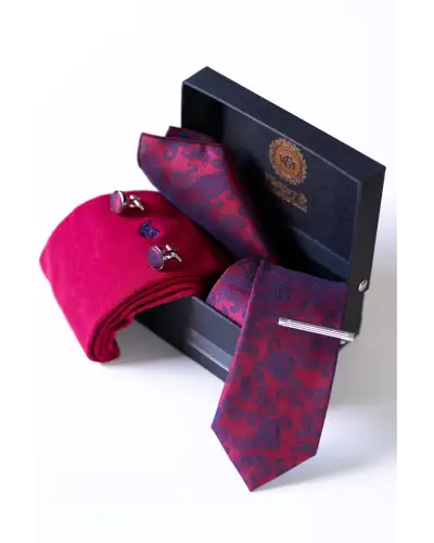 Tie Gift Sets Victory and Innsbruck Red Paisley Tie Box Set £50.00