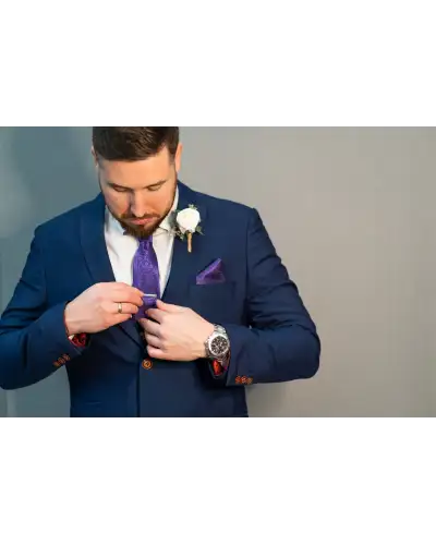 Tie Gift Sets Victory and Innsbruck Cadbury Purple Paisley Tie Set £50.00