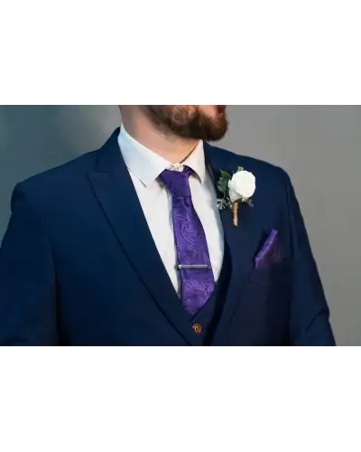 Tie Gift Sets Victory and Innsbruck Cadbury Purple Paisley Tie Set £50.00