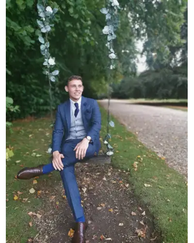 Tie Gift Sets Victory and Innsbruck Navy Blue Paisley Tie Set £50.00