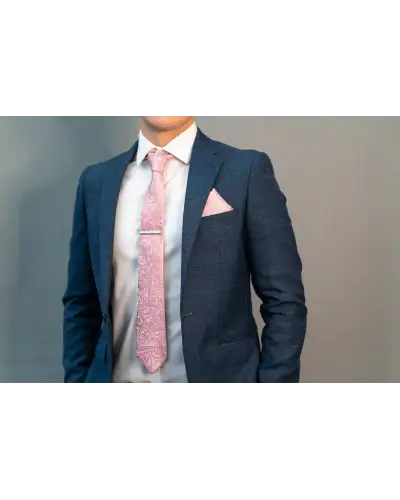 Tie Gift Sets Victory and Innsbruck Dusty Pink Paisley Tie Set £50.00