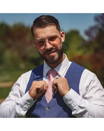 Tie Gift Sets Victory and Innsbruck Dusty Pink Paisley Tie Set £50.00