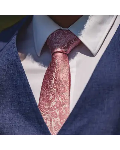 Tie Gift Sets Victory and Innsbruck Dusty Pink Paisley Tie Set £50.00