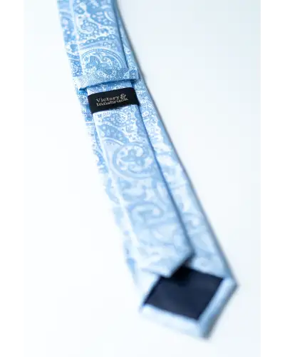 Tie Gift Sets Victory and Innsbruck Light Blue Paisley Tie Set £50.00