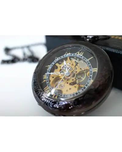 Pocket Watches Victory and Innsbruck Steampunk Pocket Watch Gunmetal The Stephenson £50.00