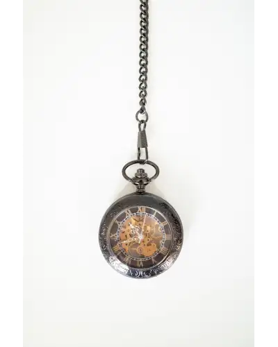 Pocket Watches Victory and Innsbruck Steampunk Pocket Watch Gunmetal The Stephenson £50.00