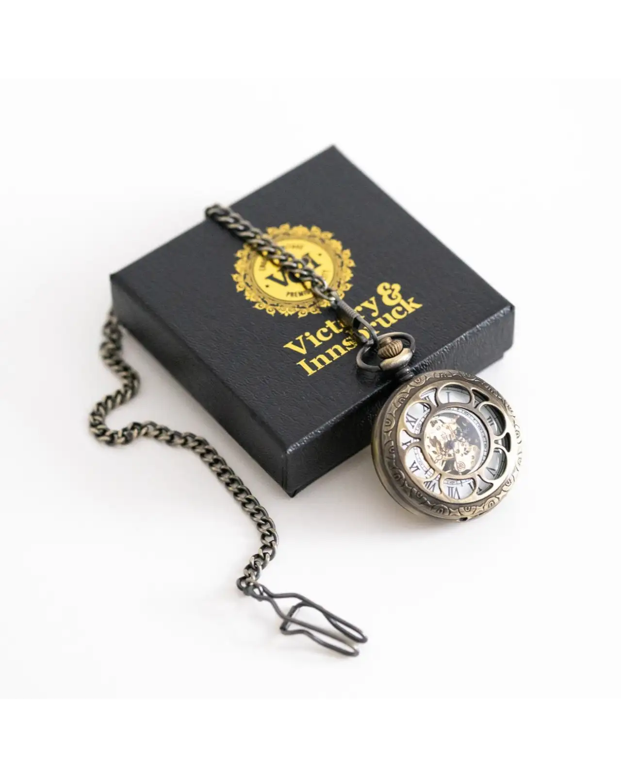 Pocket Watches Victory and Innsbruck Steampunk Pocket Watch Bronze The Percy £50.00