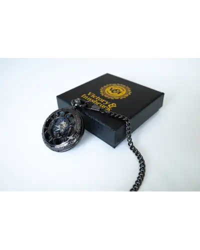Pocket Watches Victory and Innsbruck Steampunk Pocket Watch Gunmetal The Armstrong £50.00