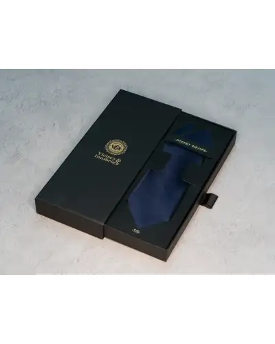 Tie Gift Sets Victory and Innsbruck Navy Blue Textured Tie Set £50.00