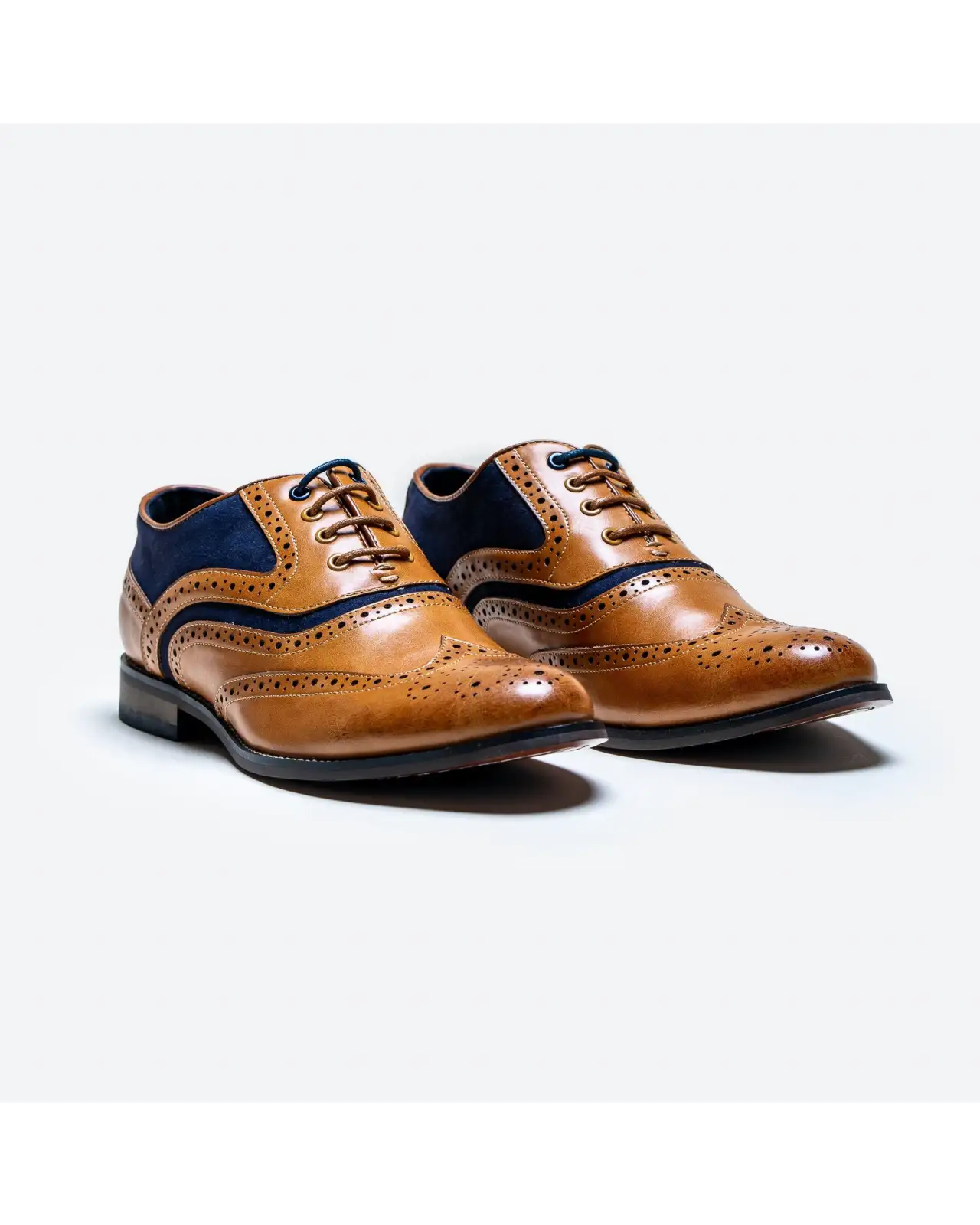 Shoes Victory and Innsbruck Russel Shoes Tan and Navy £67.00