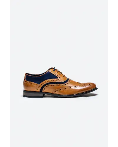 Shoes Victory and Innsbruck Russel Shoes Tan and Navy £67.00