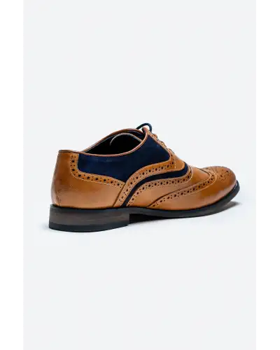 Shoes Victory and Innsbruck Russel Shoes Tan and Navy £67.00