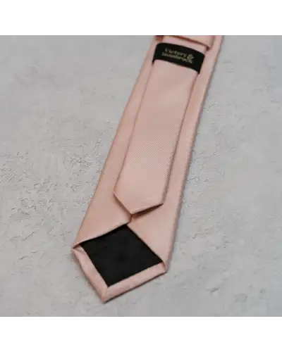 Ties Victory and Innsbruck BoyS Blush Pink Textured Tie and Pocket Square £31.00