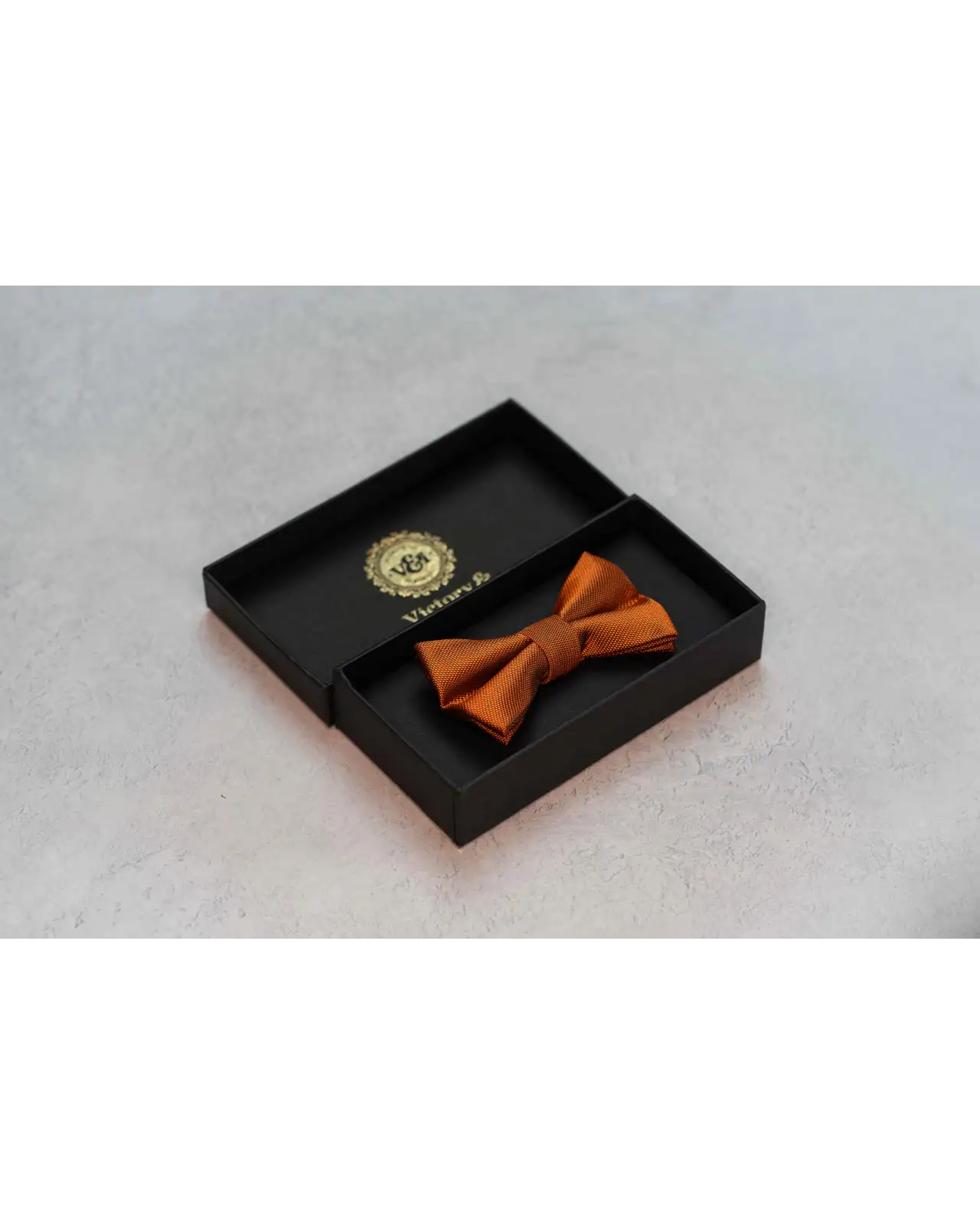 Bow Ties Victory and Innsbruck BoyS Burnt Orange Textured Bow Tie £21.00