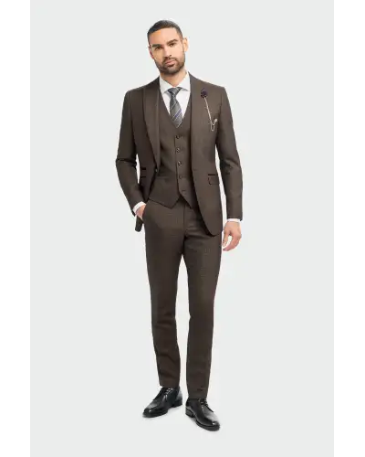 Blazers Victory and Innsbruck Caridi Brown Slim Fit Blazer £137.00