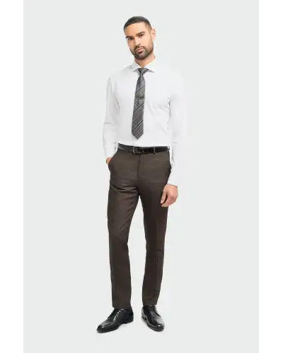 Trousers Victory and Innsbruck Caridi Brown Slim Fit Trousers £69.00