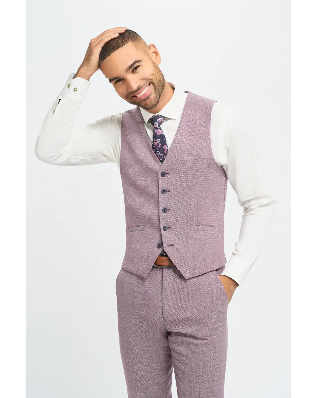 Waistcoats Victory and Innsbruck Miami Lilac Waistcoat £63.00