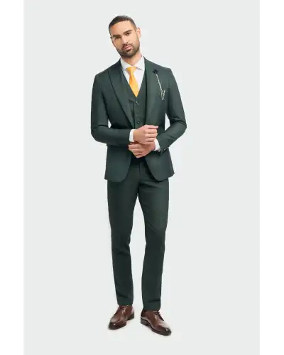 Trousers Victory and Innsbruck Caridi Olive Slim Fit Trousers £69.00